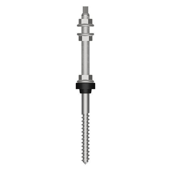 sflex Stockschraube, M12x300mm, Edelstahl