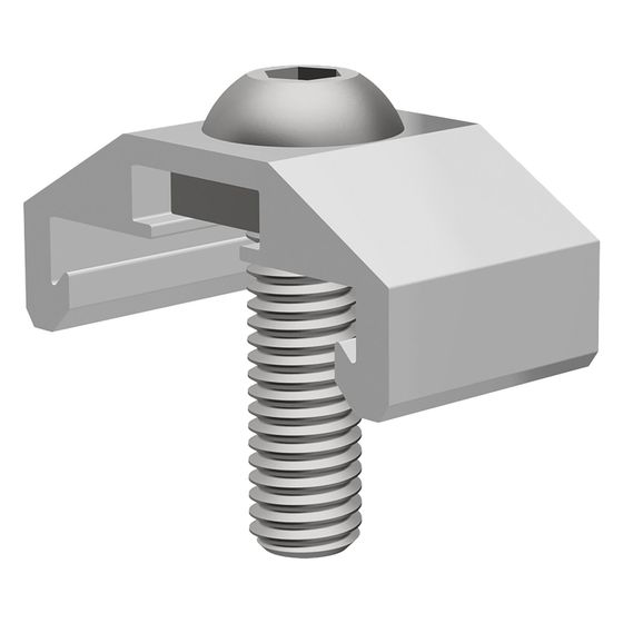 sflex Arretierungsclip XL AK A Klemmstück, 20x37x34,5mm, Aluminium