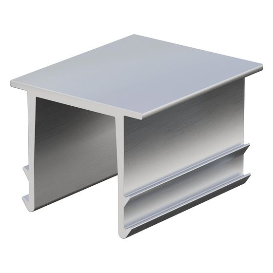 sflex Abdeckkappe ST-AK, passend zu Schiene ST-AK5/40, Aluminium, Alu