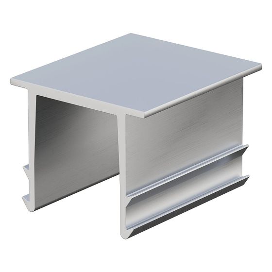sflex Abdeckkappe ST-AK 7, passend zu Schiene ST-AK7/47, Aluminium, Alu