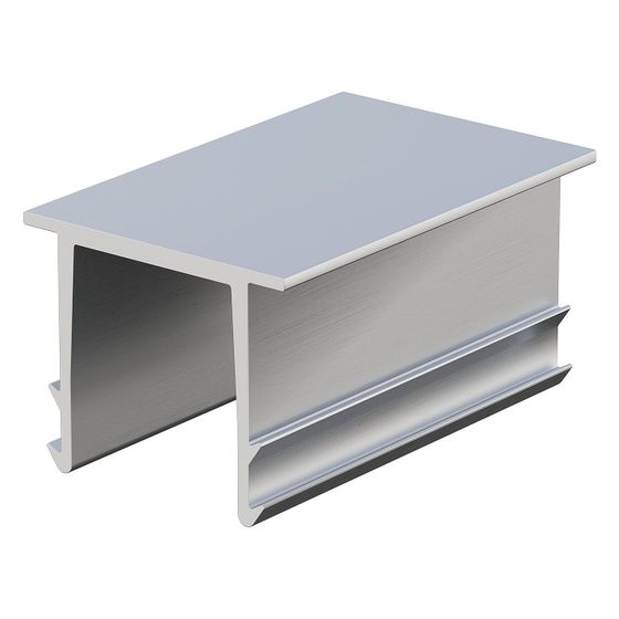 sflex Abdeckkappe ST-AK, passend zu Schiene ST-AK13/60, Aluminium, Alu