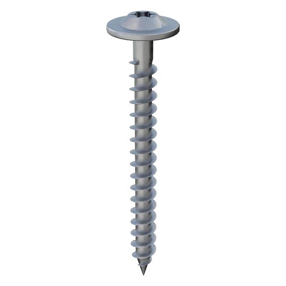 sflex Tellerkopfschraube 8x80mm, T40, mit Schneidkerbe, Edelstahl A2