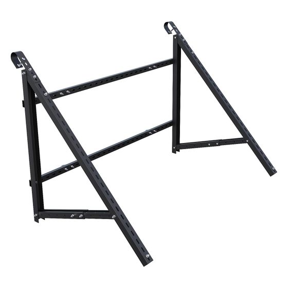 sflex Modulhalterung Basic, 30-50mm Modulrahmenhöhe, Aluminium, Schwarz