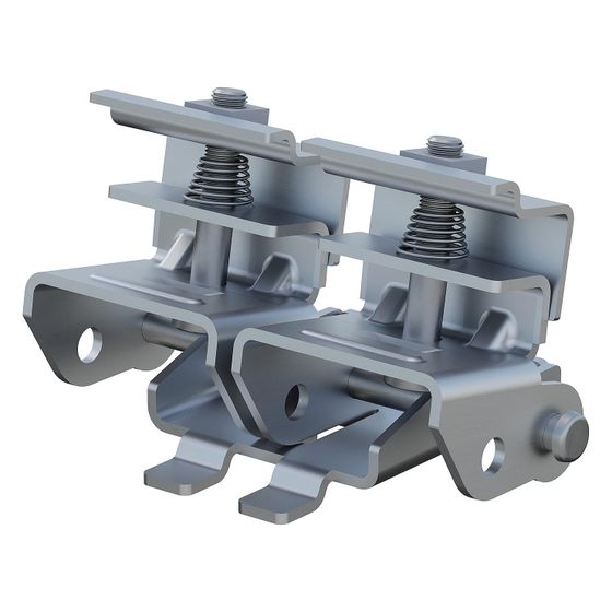 sflex Befestigungselement LmS Base Double Typ 50, Randklemmung, 81,7x76,3x120,0mm