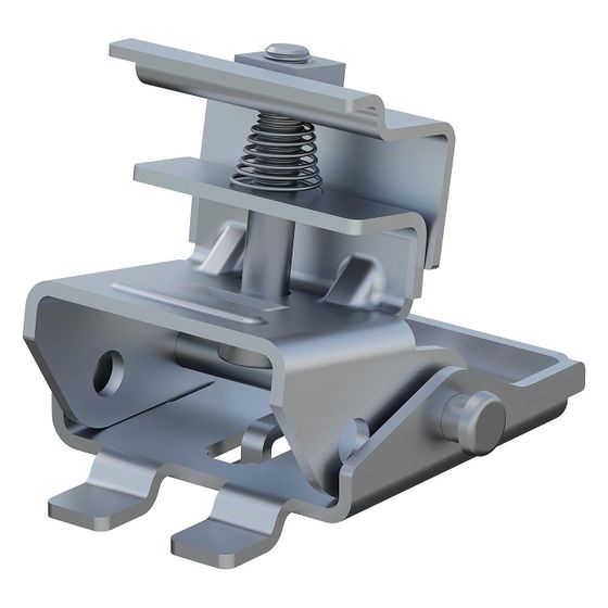 sflex Photovoltaik-Befestigungselement LmS Base Single Typ 50, Viertelpunktklemmung, 81,7x76,3x120,0mm