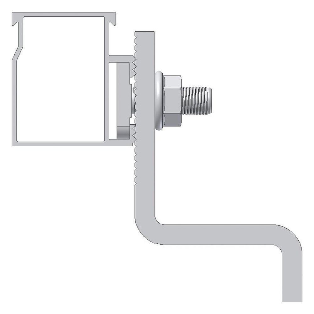 sflex Dachhaken DH Alu 93-7-45, 206x93x170mm, Aluminium... SFLEX-720-200-040 4255794101433 (Abb. 2)