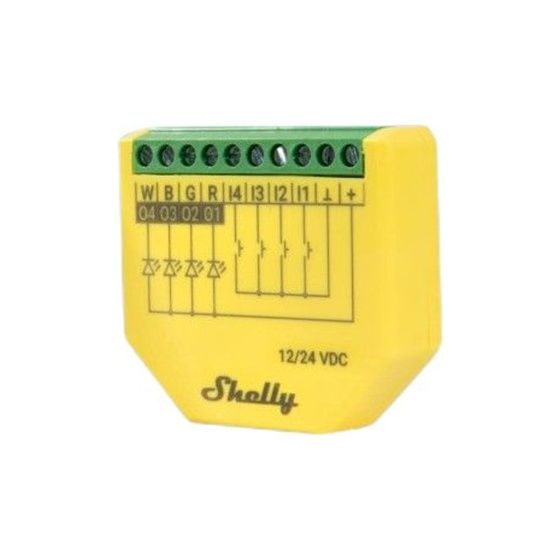 Shelly RGBW-Controller Plus RGBW PM, 12V/24V DC, Leistungsmessung