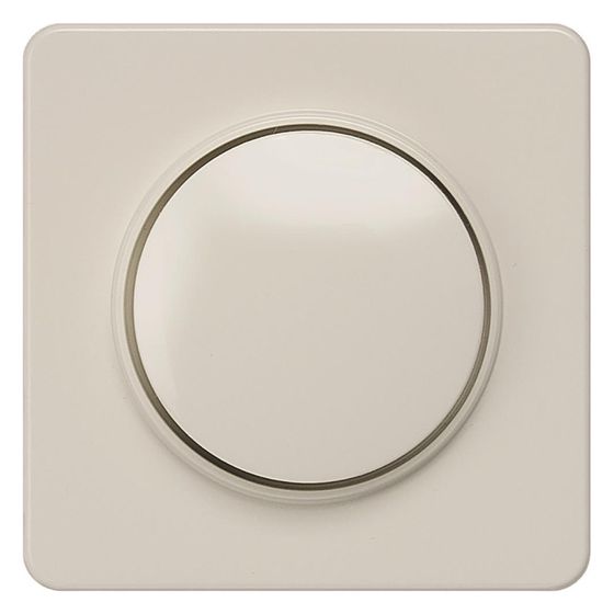 Siemens DELTA profil Abdeckplatte für Dimmer mit Drehknopf 65x65mm Titanweiß 5TC8904