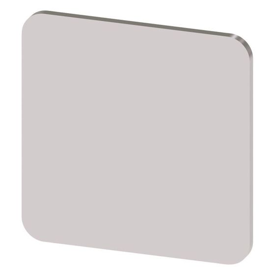 Siemens Bezeichnungsschild quadratisch 22x22mm Silber 3SU19000AF810AA0