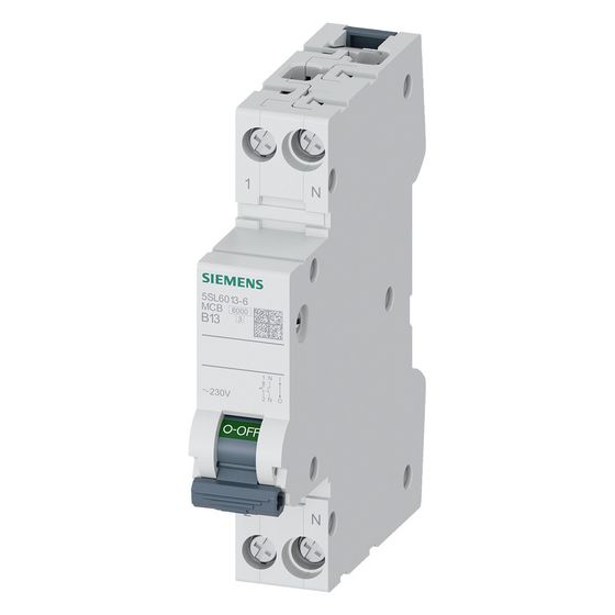 Siemens Leitungsschutzschalter 5SL6013-6 B13 1+N-polig 1TE 230V 6kA