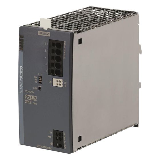 Siemens SITOP PSU6200 Netzgerät 24V 20A 480W 70x135x155mm IP20 6EP3336-7SB00-3AX0