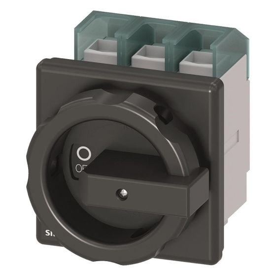 Siemens Hauptschalter 3LD27040TK51 3-polig 100A 37kW IP65 Frontbefestigung 4-Loch 3LD27040TK51