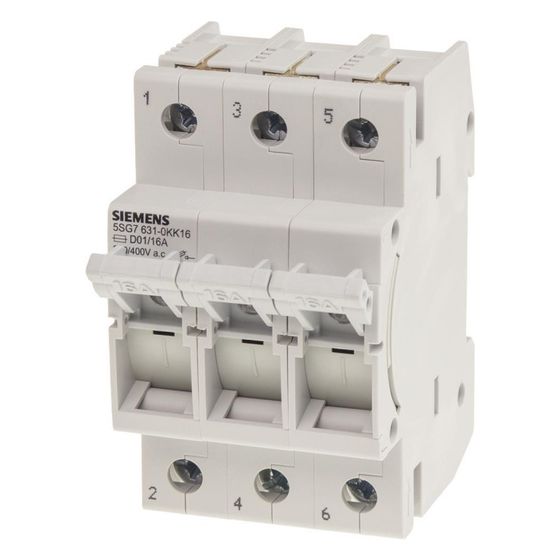 Siemens 5SG76310KK16 MINIZED-Sicherungs- lasttrennschalter D01 16A 400V 3p