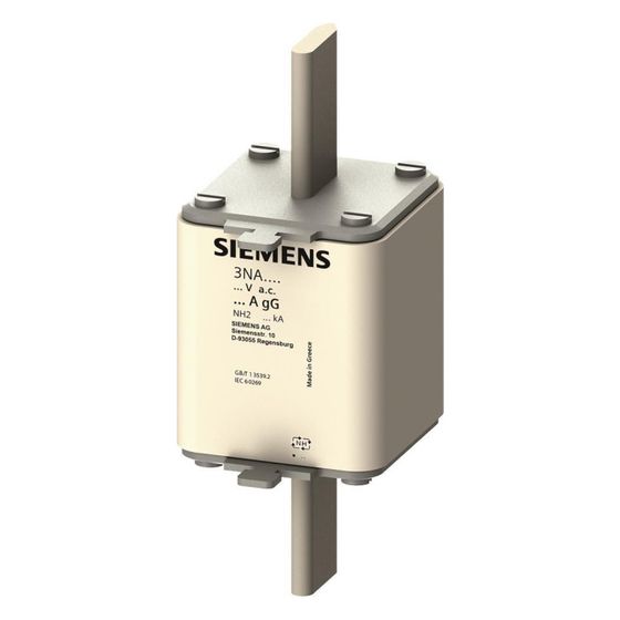 Siemens NH-Sicherungseinsatz NH2 315A 500V AC 440V DC gG Stirnkennmelder 3NA3252
