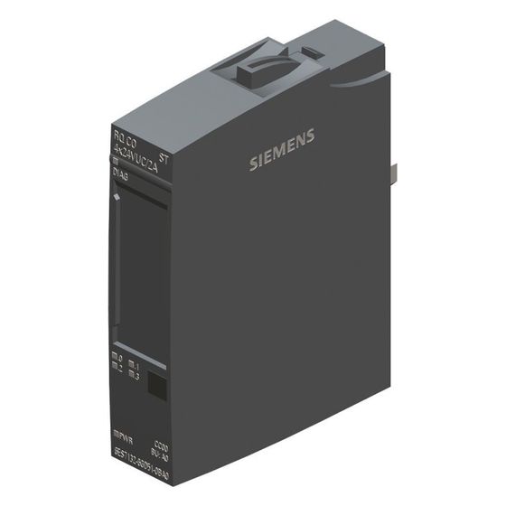 Siemens SIMATIC ET 200SP Signal-Relaismodul RQ CO 24V DC 4 Wechslerkontakte 15x73x58mm 6ES7132-6GD51-0BA0