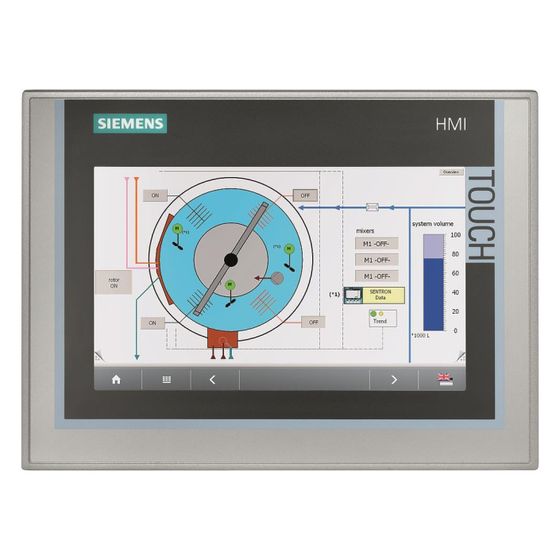 Siemens Siplus HMI TP700 Comfort 7 Zoll Resistiv-Touch 16.777.216 Farben IP65 214x158x63mm 6AG1124-0GC01-4AX0