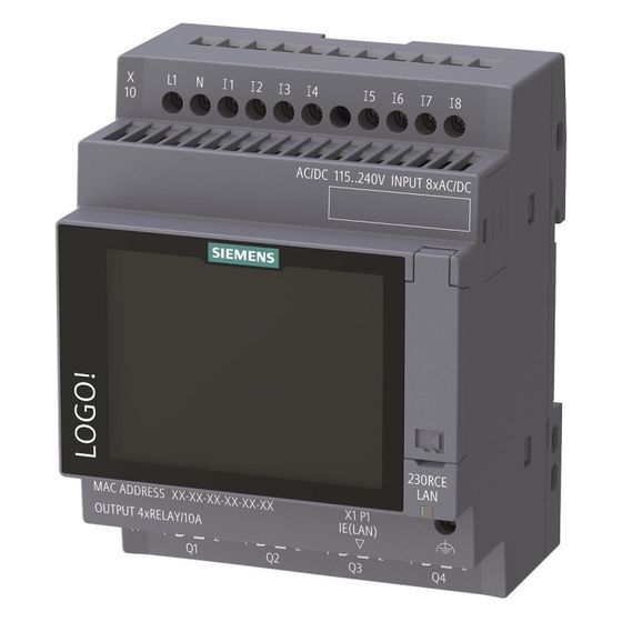 Siemens LOGO! 230 RCE Basismodul mit Display 6ED1052-1FB08-0BA3