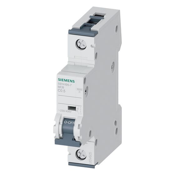 Siemens Sicherungsautomat 5SY4105-7 1-polig C 0,5A 10kA 400V