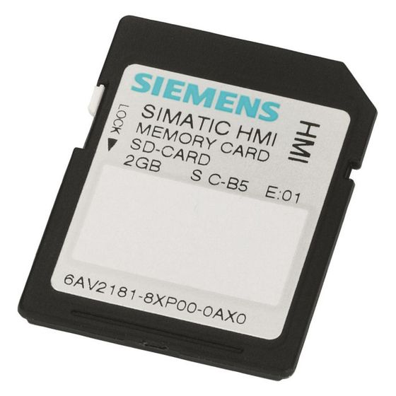 Siemens SIMATIC HMI SD-Speicherkarte 2GB für Comfort Panel 6AV21818XP000AX0