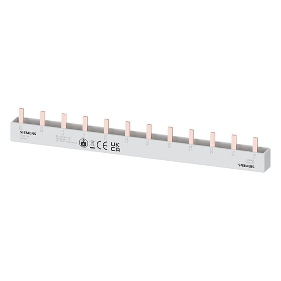 Siemens Stiftsammelschiene 5ST3738 3-phasig 10mm2 214mm 12TE isoliert