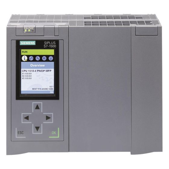 Siemens SIPLUS S7-1500 CPU 1518-4 PN/DP modular 19,2-28,8V DC 175x147x129mm 6AG1518-4AP00-4AB0