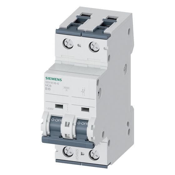 Siemens Leitungsschutzschalter SENTRON 5SY4516-6 1+N-polig B 16A 10kA 70mm