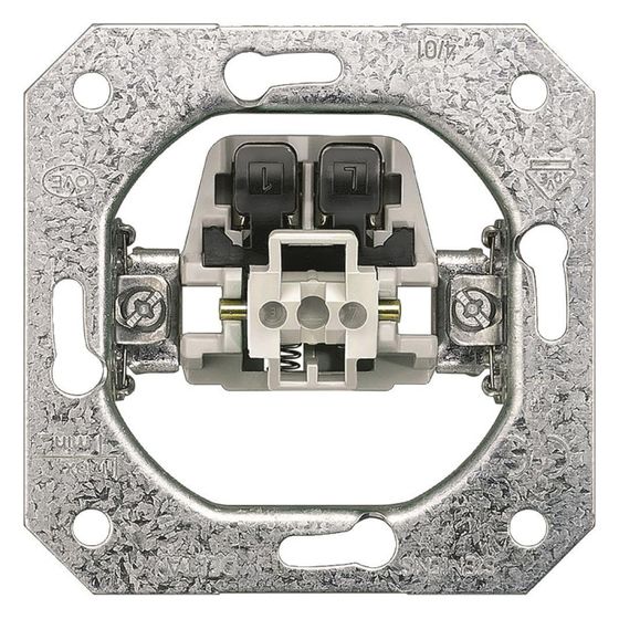 Siemens Taster-Geräteeinsatz Delta 1 Schließer 10A 250V Unterputz 70x70x32mm 5TD2120