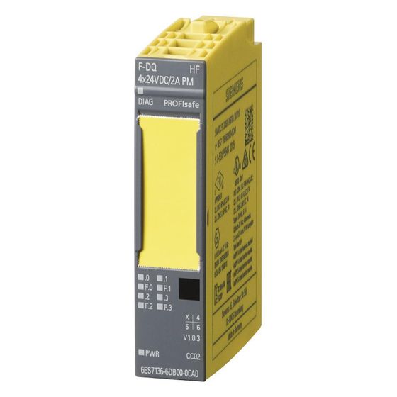 Siemens SIMATIC DP Elektronikmodul F-DQ 4x24VDC/2A für ET 200SP IP20 73x15x58mm 6ES71366DB000CA0