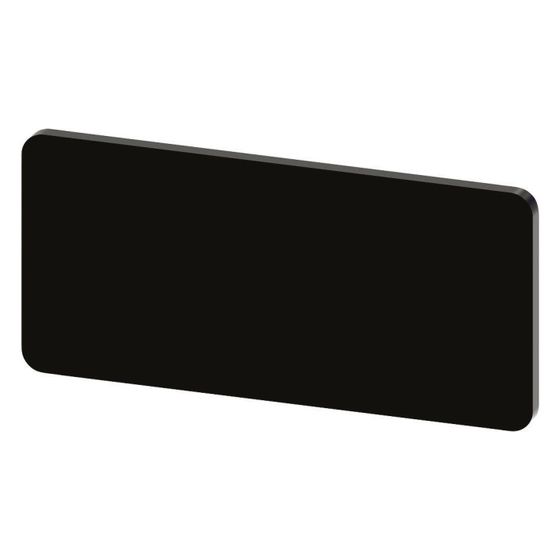 Siemens Bezeichnungsschild 12,5x27mm Schwarz ohne Aufschrift 3SU19000AC160AA0