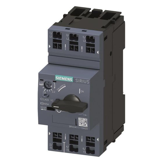 Siemens Trafoschutzschalter 2,2-3,2A Federzuganschluss 3RV24111DA20