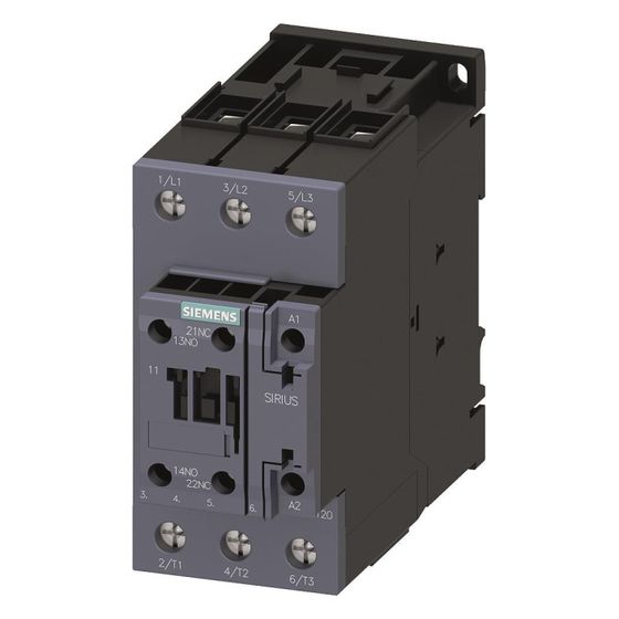 Siemens Schütz 3RT2035-1AP00 18,5kW 400V 3-polig 230V AC Schraubanschluss 114x55x130mm
