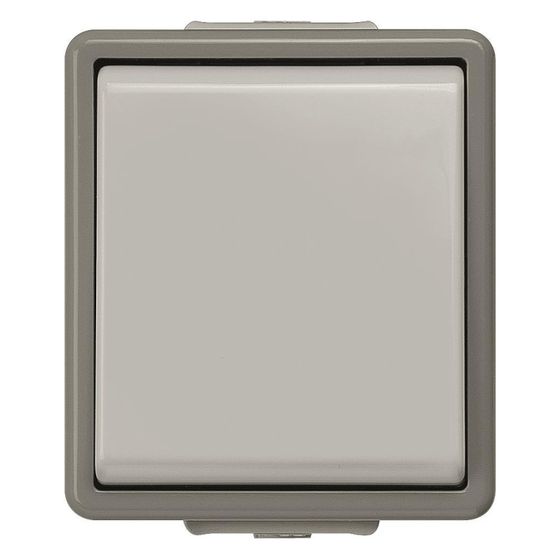 Siemens Wechselschalter DELTA plus IP44 Aufputz 10A 250V Kunststoff Grau 75x66x54mm 5TA4706