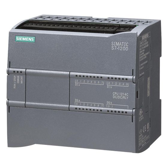 Siemens SIMATIC S7-1200 CPU 1214C Kompakt-CPU DC/DC/Relais 150kB 110x100x75mm 6ES72141HG400XB0