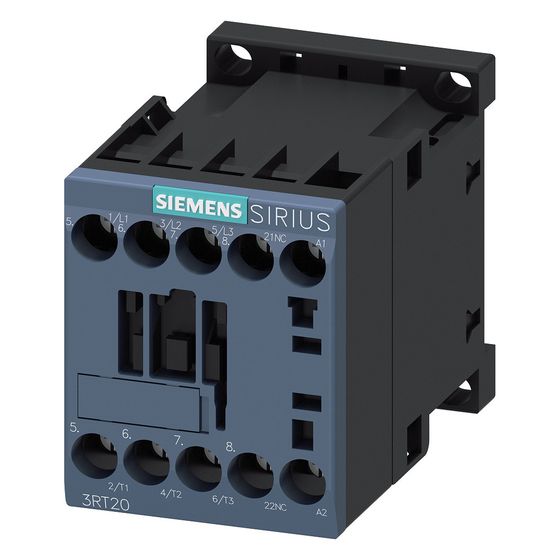 Siemens SIRIUS Leistungsschütz 3RT2017-1AB02 5,5kW 24V AC 1Ö Schraubanschluss Baugröße S00