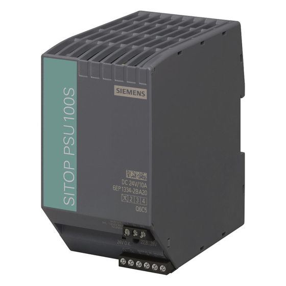 Siemens SITOP PSU100S Stromversorgung 24V 10A 288W 125x70x120mm IP20 Schraubanschluss 6EP13342BA20