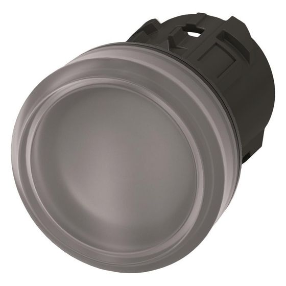 Siemens Leuchtmelder rund 22,3mm IP67/IP69K Kunststoff schwarz 3SU10016AA700AA0