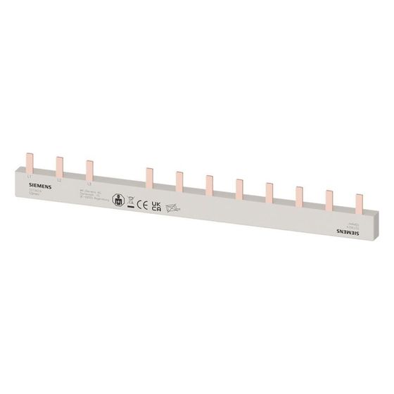 Siemens Stiftsammelschiene 10mm2 3-phasig/N+8xPhase 210mm 12TE 5ST3624