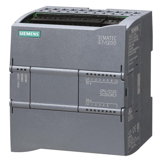 Siemens SIMATIC S7-1200 CPU 1212C Kompakt-CPU DC/DC/Relais 8 DI 6 DO 2 AI 6ES72121HE400XB0