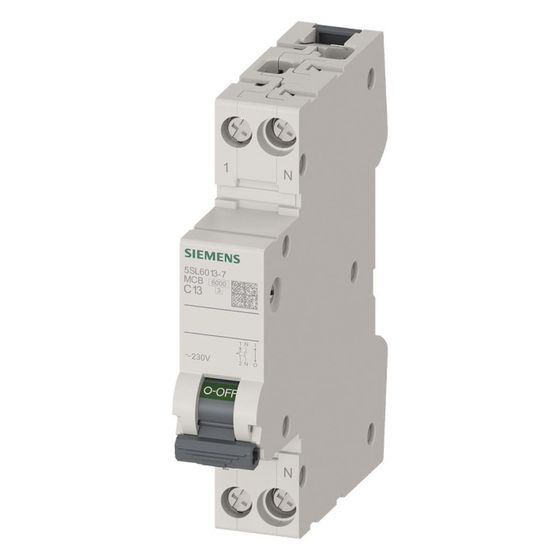 Siemens Leitungsschutzschalter 5SL6013-7 1+N-polig 13A C 6kA 1TE 230V