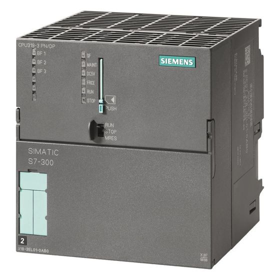Siemens SIMATIC S7-300 CPU 319-3 PN/DP Zentralbaugruppe 2MB 120x125x130mm 6ES73183EL010AB0