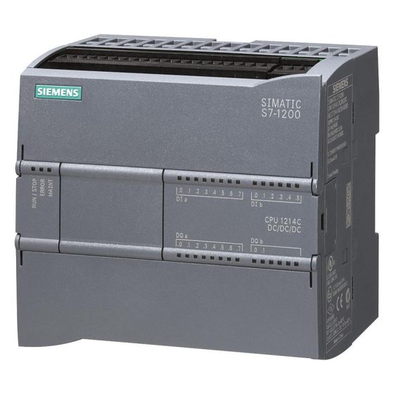 Siemens SIMATIC S7-1200 CPU 1214C Kompakt-CPU DC/DC/DC 150kB 14DI/10DO/2AI 100x110x75mm 6ES72141AG400XB0