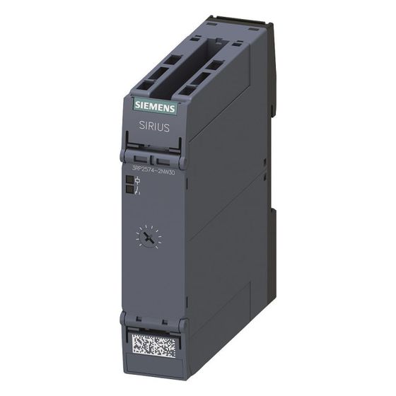 Siemens Zeitrelais 3RP25742NW30 Stern-Dreieck-Funktion 1-20s 12-240V AC/DC Federzuganschluss 100x22,5x90mm