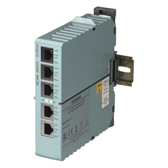 Siemens Ethernet-Schnittstelle SICAM A8000 CI-8520 132x30x124mm 6MF2852-0AA00