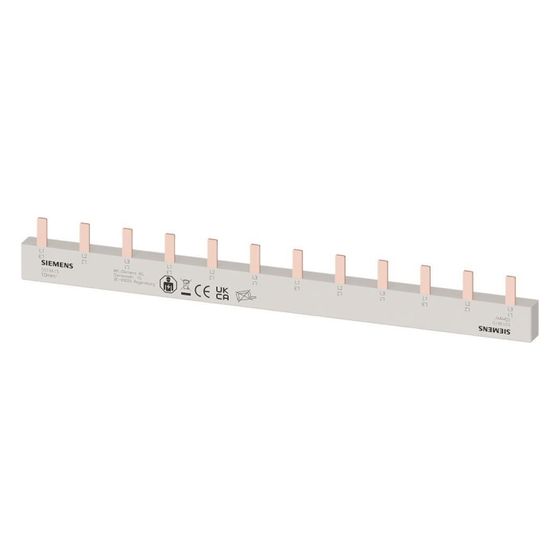 Siemens Stiftsammelschiene 10mm2 3-phasig 12TE 210mm 5ST3615