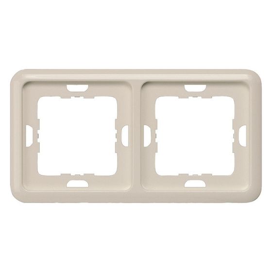 Siemens DELTA profil Rahmen 2-fach 151x80mm Titanweiß 5TG1812