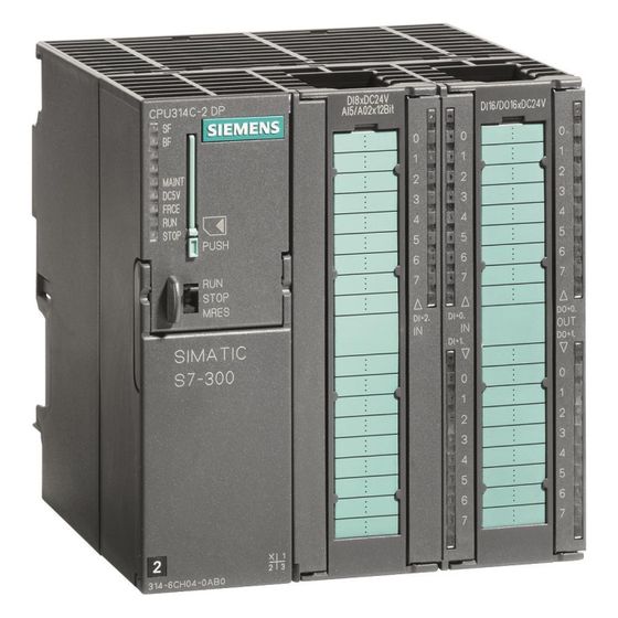 Siemens SIMATIC S7-300 CPU 314C-2 DP Kompakt-CPU 24DE/16DA 192kByte 120x125x130mm 6ES73146CH040AB0