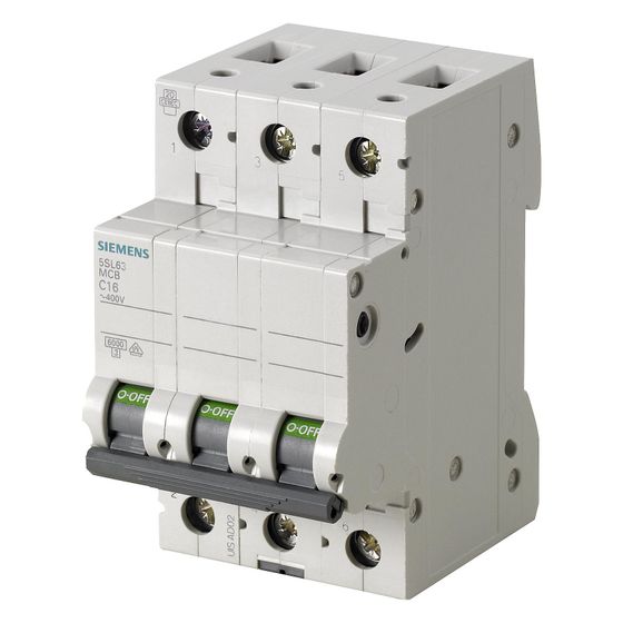 Siemens Leitungsschutzschalter 3-polig C 32A 6kA 3 TE 5SL6332-7