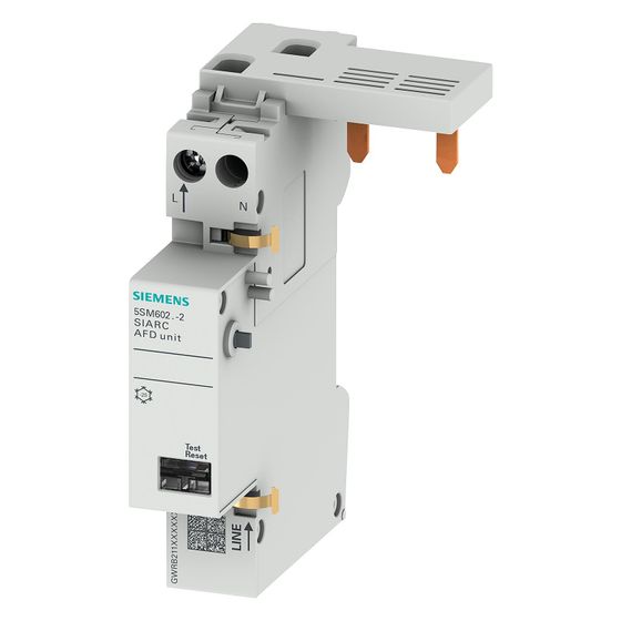 Siemens Brandschutzschalter-Block 40A 1 Teilungseinheit 230V IP20 für LS und FI/LS Schalter 5SM6024-2