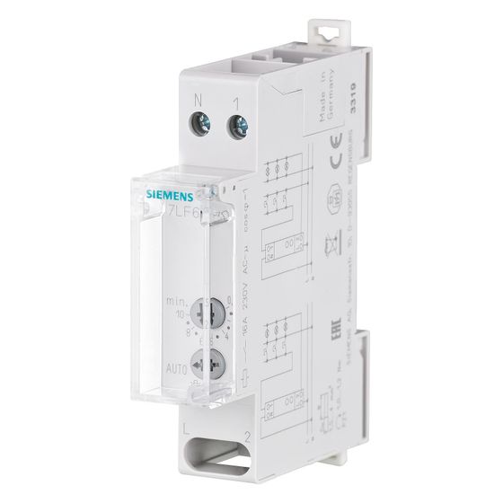 Siemens Treppenlichtzeitschalter 7LF6310 elektronisch 1 Schließer 16A 230V 0,5-10 min 1TE 7LF6310