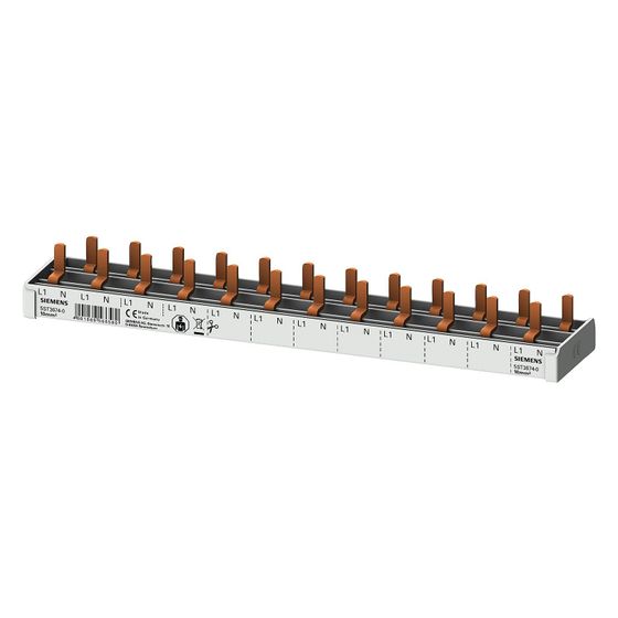 Siemens Stiftsammelschiene 10mm2 1p/N für 12x AFDD-LS 12TE 218mm 5ST3674-0